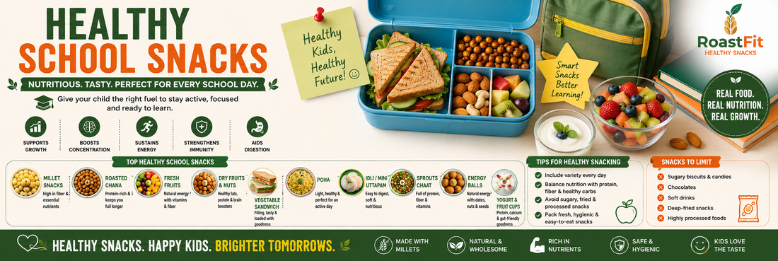 Healthy School Snacks List Indian: Nutritious Snack Ideas for Growing Kids