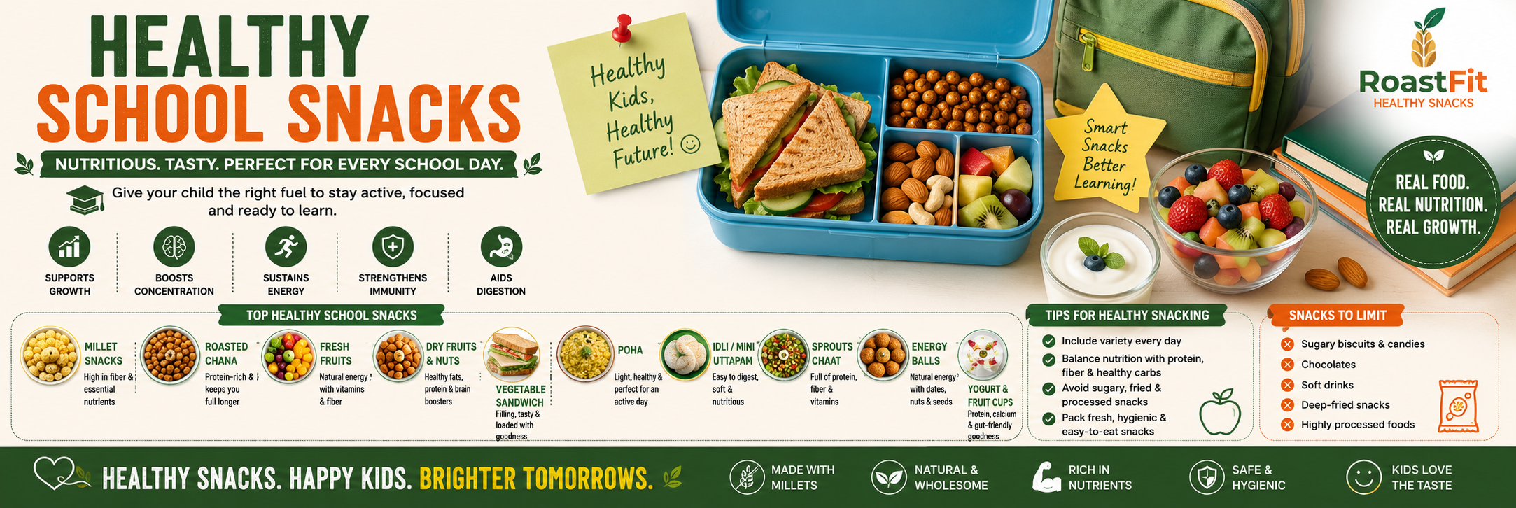Healthy School Snacks List Indian: Nutritious Snack Ideas for Growing Kids
