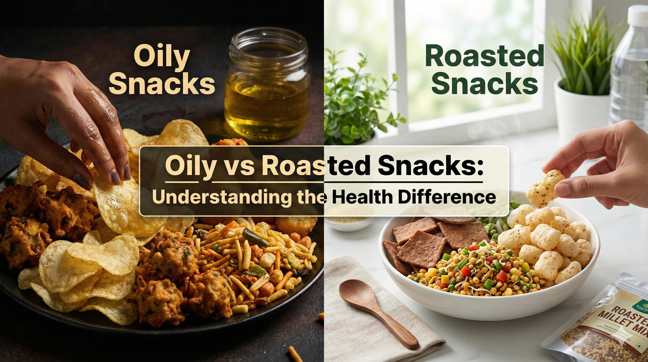 Oily vs Roasted Snacks: Understanding the Health Difference