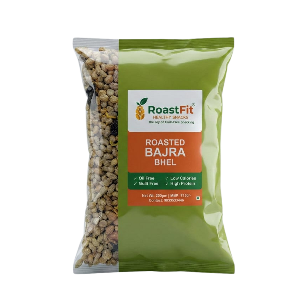 Roasted Bajra Bhel | High Fibre Millet Snack | Roast Fit