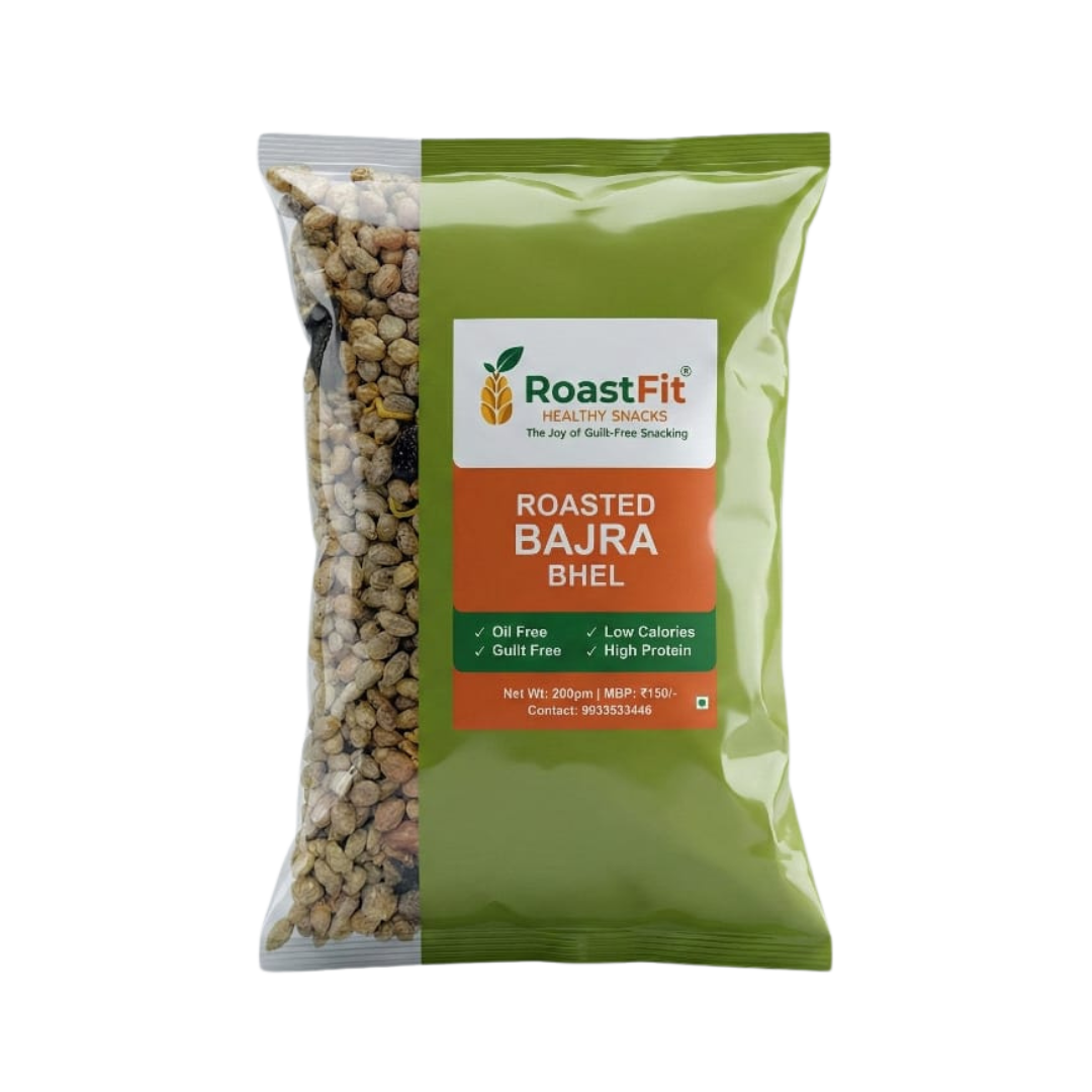 Roasted Bajra Bhel | High Fibre Millet Snack | Roast Fit