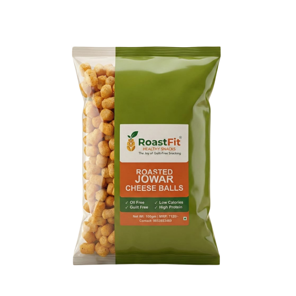 Roasted Jowar Cheese Balls | Healthy Millet Snack | Roast Fit