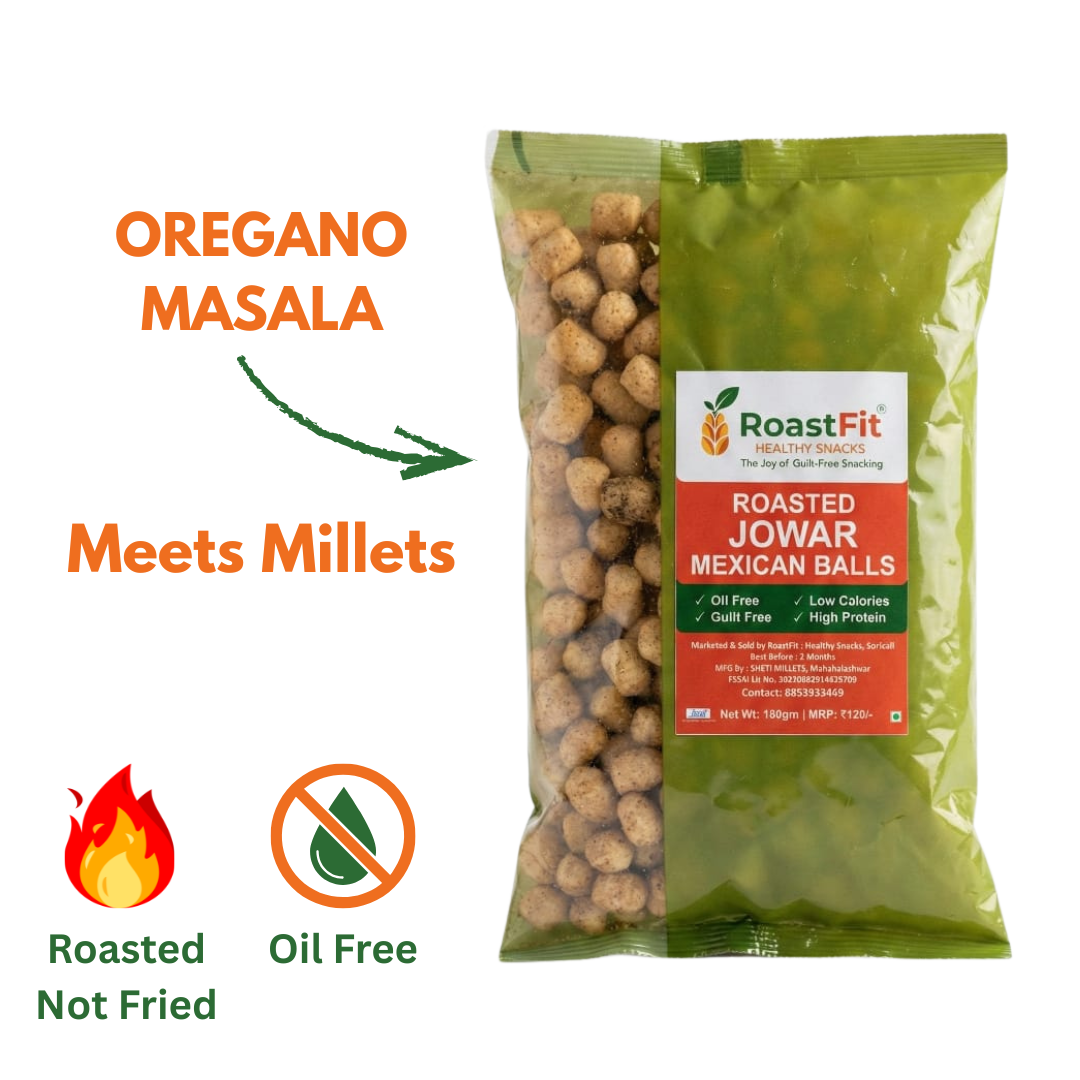 Roasted Jowar Mexican Balls | Healthy Millet Snack | Roast Fit