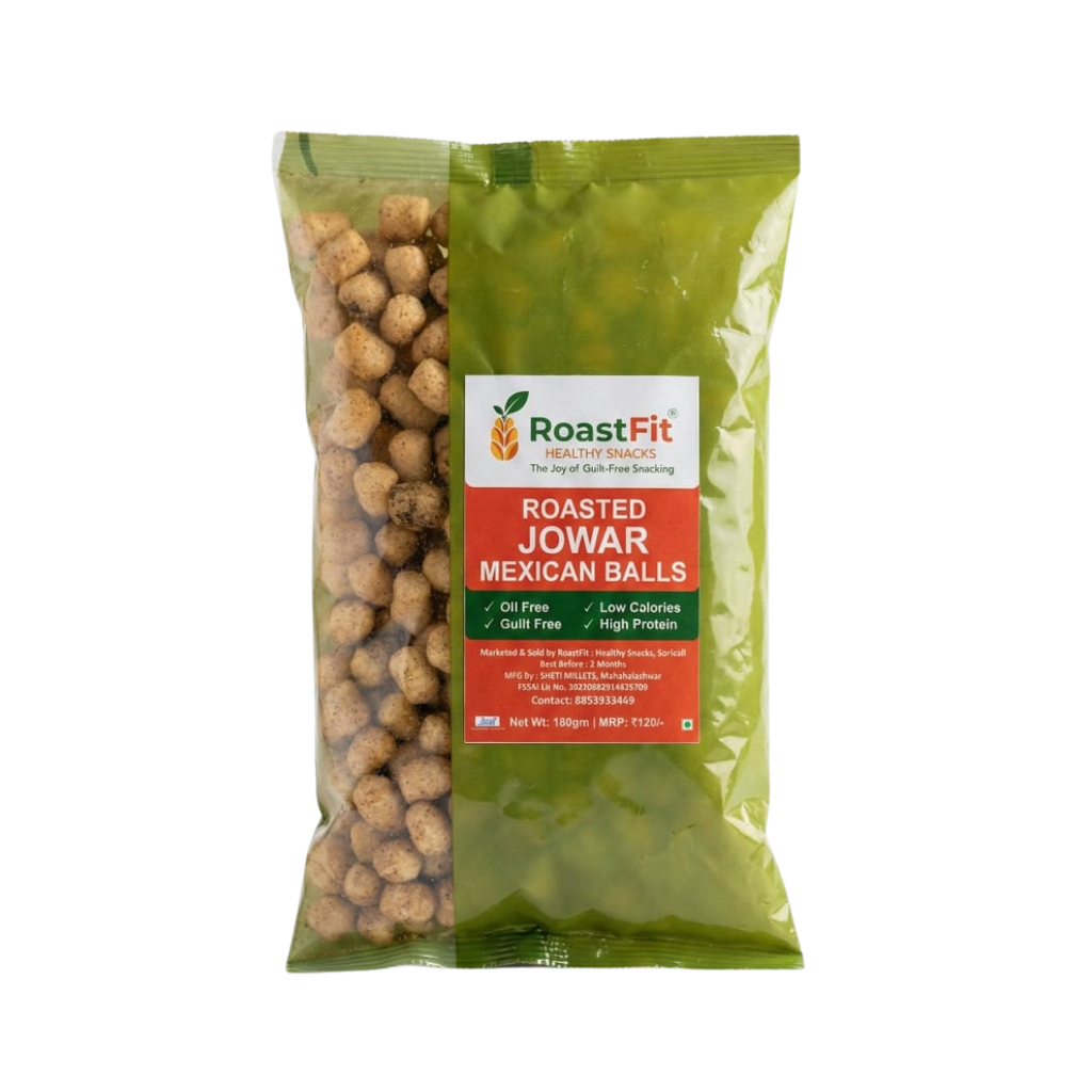 Roasted Jowar Mexican Balls | Healthy Millet Snack | Roast Fit