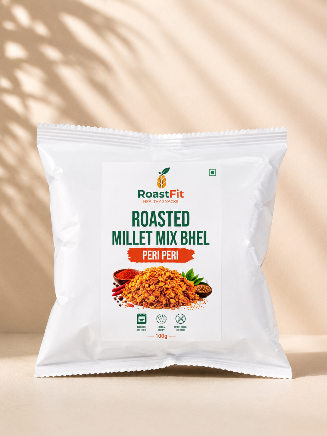 Roasted Millet Mix Bhel – Peri Peri | RoastFit
