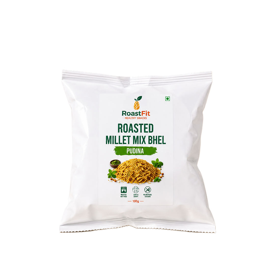 Roasted Millet Mix Bhel – Pudina | RoastFit
