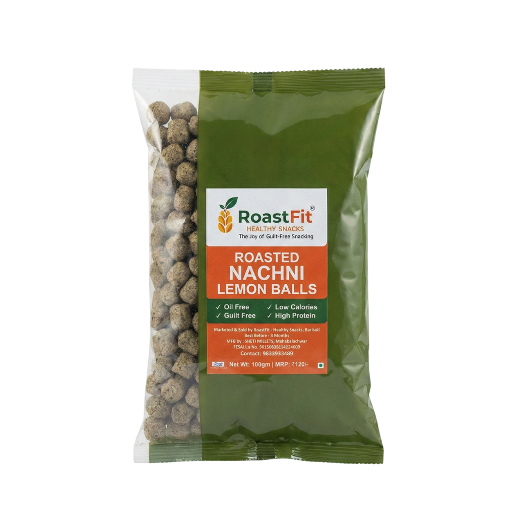 Roasted Nachani Lemon Balls | Tangy Healthy Millet Snack | Roast Fit