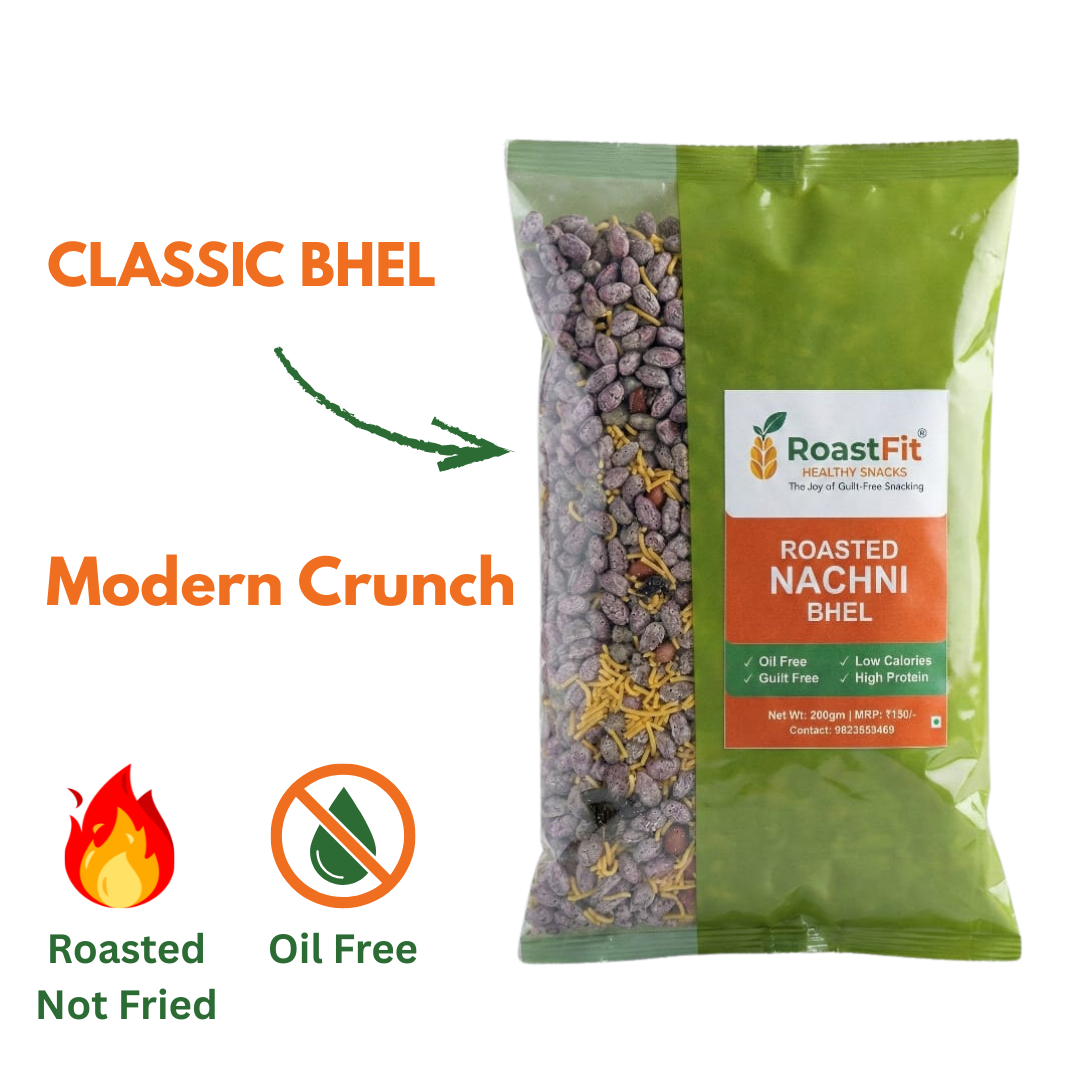 Roasted Nachani Bhel | Calcium Rich Millet Snack | Roast Fit